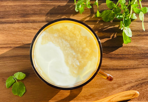 甘酒ヨーグルト