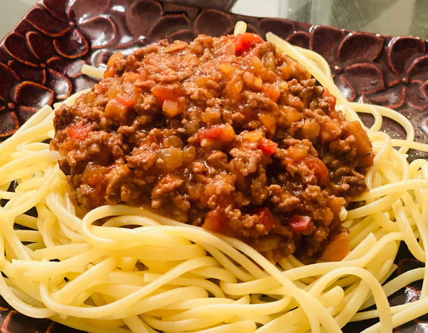 時短!醤油麹のミートソースパスタ