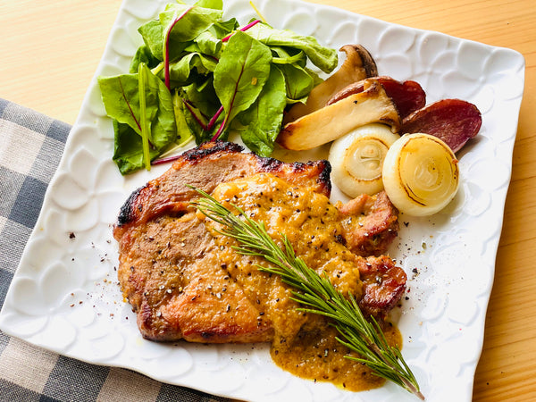 ポークソテー 〜W酵素キウイソース〜