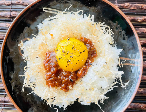 忙しい朝は醤油麹のTKG